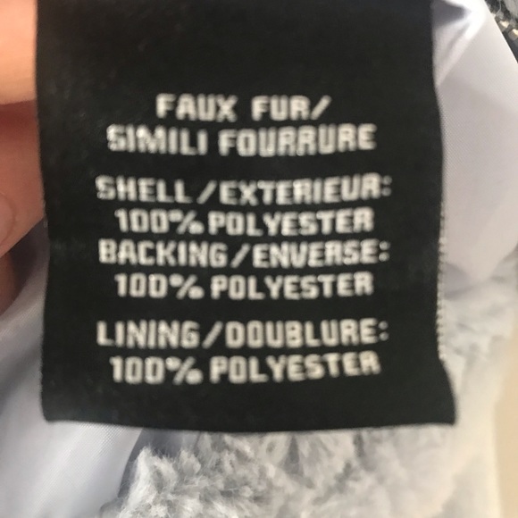 Bagatelle faux fur bomber jacket size XS - fit is XS to Small - Picture 5 of 7